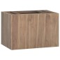 vidaXL Armario de baño de pared madera maciza de teca 60x39x40 cm vidaXL Armario de baño de pared madera maciza de teca 60x39x40 cm
