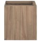 vidaXL Armario de baño de pared madera maciza de teca 60x39x40 cm vidaXL Armario de baño de pared madera maciza de teca 60x39x40 cm