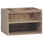 vidaXL Armario de baño de pared madera maciza de teca 60x39x40 cm vidaXL Armario de baño de pared madera maciza de teca 60x39x40 cm