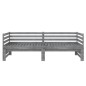 vidaXL Sofá cama extraíble madera maciza de pino gris 2x(90x200) cm vidaXL Sofá cama extraíble madera maciza de pino gris 2x(90x200) cm