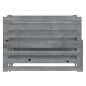 vidaXL Sofá cama extraíble madera maciza de pino gris 2x(90x200) cm vidaXL Sofá cama extraíble madera maciza de pino gris 2x(90x200) cm