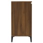 vidaXL Aparador de madera contrachapada roble marrón 60x35x70 cm vidaXL Aparador de madera contrachapada roble marrón 60x35x70 cm