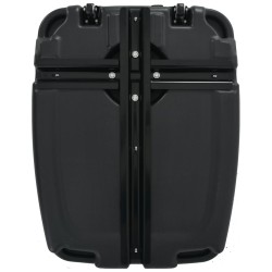 vidaXL Base de sombrilla de exterior negra
