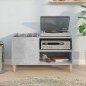 vidaXL Mueble discos madera contrachapada gris hormigón 84,5x38x48 cm vidaXL Mueble discos madera contrachapada gris hormigón 84,5x38x48 cm
