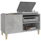vidaXL Mueble discos madera contrachapada gris hormigón 84,5x38x48 cm vidaXL Mueble discos madera contrachapada gris hormigón 84,5x38x48 cm