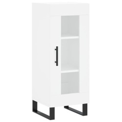 vidaXL Aparador madera de ingeniería blanco 34,5x34x90 cm