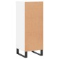 vidaXL Aparador madera de ingeniería blanco 34,5x34x90 cm vidaXL Aparador madera de ingeniería blanco 34,5x34x90 cm