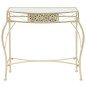 vidaXL Mesa auxiliar estilo francés metal 82x39x76 cm dorada vidaXL Mesa auxiliar estilo francés metal 82x39x76 cm dorada