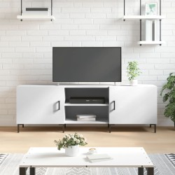 vidaXL Mueble para TV madera de ingeniería blanco 150x30x50 cm