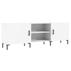 vidaXL Mueble para TV madera de ingeniería blanco 150x30x50 cm