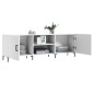 vidaXL Mueble para TV madera de ingeniería blanco 150x30x50 cm vidaXL Mueble para TV madera de ingeniería blanco 150x30x50 cm
