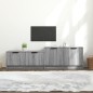 vidaXL Mueble de TV madera contrachapada gris Sonoma 158,5x36x45 cm vidaXL Mueble de TV madera contrachapada gris Sonoma 158,5x36x45 cm