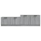 vidaXL Mueble de TV madera contrachapada gris Sonoma 158,5x36x45 cm vidaXL Mueble de TV madera contrachapada gris Sonoma 158,5x36x45 cm