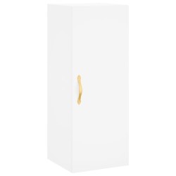 vidaXL Armario de pared blanco 34,5x34x90 cm