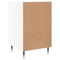 vidaXL Mesita de noche madera de ingeniería blanco 40x40x66 cm vidaXL Mesita de noche madera de ingeniería blanco 40x40x66 cm