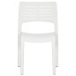 vidaXL Sillas de jardín 2 unidades polipropileno blanco vidaXL Sillas de jardín 2 unidades polipropileno blanco
