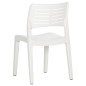 vidaXL Sillas de jardín 2 unidades polipropileno blanco vidaXL Sillas de jardín 2 unidades polipropileno blanco