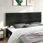 vidaXL Cabecero de cama madera maciza de pino negro 204x6x82,5 cm vidaXL Cabecero de cama madera maciza de pino negro 204x6x82,5 cm
