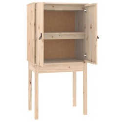 vidaXL Aparador alto de madera maciza de pino 60x40x120 cm