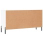 vidaXL Banco zapatero madera de ingeniería blanco 102x35x55 cm vidaXL Banco zapatero madera de ingeniería blanco 102x35x55 cm