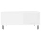 vidaXL Mesa de centro madera contrachapada blanco 80x80x36,5 cm vidaXL Mesa de centro madera contrachapada blanco 80x80x36,5 cm