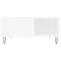 vidaXL Mesa de centro madera contrachapada blanco 80x80x36,5 cm vidaXL Mesa de centro madera contrachapada blanco 80x80x36,5 cm