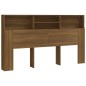 vidaXL Mueble cabecero color marrón roble 180x19x103,5 cm vidaXL Mueble cabecero color marrón roble 180x19x103,5 cm