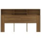 vidaXL Mueble cabecero color marrón roble 180x19x103,5 cm vidaXL Mueble cabecero color marrón roble 180x19x103,5 cm