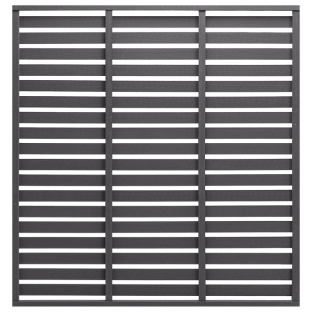 vidaXL Panel de valla de WPC gris 180x180 cm