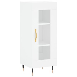 vidaXL Aparador madera de ingeniería blanco 34,5x34x90 cm