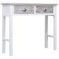 vidaXL Mesa consola de madera gris 90x30x77 cm vidaXL Mesa consola de madera gris 90x30x77 cm