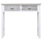 vidaXL Mesa consola de madera gris 90x30x77 cm vidaXL Mesa consola de madera gris 90x30x77 cm