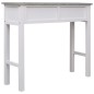 vidaXL Mesa consola de madera gris 90x30x77 cm vidaXL Mesa consola de madera gris 90x30x77 cm