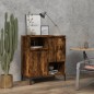 vidaXL Aparador madera contrachapada color roble ahumado 60x35x70 cm vidaXL Aparador madera contrachapada color roble ahumado 60x35x70 cm
