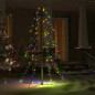 vidaXL Árbol de Navidad 160 LEDs interior y exterior 78x120 cm vidaXL Árbol de Navidad 160 LEDs interior y exterior 78x120 cm