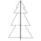 vidaXL Árbol de Navidad 160 LEDs interior y exterior 78x120 cm vidaXL Árbol de Navidad 160 LEDs interior y exterior 78x120 cm