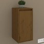 vidaXL Armario de pared madera maciza de pino marrón miel 30x30x60 cm vidaXL Armario de pared madera maciza de pino marrón miel 30x30x60 cm