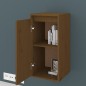 vidaXL Armario de pared madera maciza de pino marrón miel 30x30x60 cm vidaXL Armario de pared madera maciza de pino marrón miel 30x30x60 cm