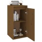 vidaXL Armario de pared madera maciza de pino marrón miel 30x30x60 cm vidaXL Armario de pared madera maciza de pino marrón miel 30x30x60 cm