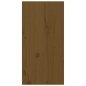 vidaXL Armario de pared madera maciza de pino marrón miel 30x30x60 cm vidaXL Armario de pared madera maciza de pino marrón miel 30x30x60 cm