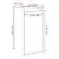 vidaXL Armario de pared madera maciza de pino marrón miel 30x30x60 cm vidaXL Armario de pared madera maciza de pino marrón miel 30x30x60 cm