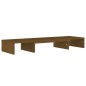 vidaXL Soporte de monitor madera maciza pino marrón miel 80x24x10,5 cm vidaXL Soporte de monitor madera maciza pino marrón miel 80x24x10,5 cm