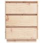 vidaXL Aparador de madera maciza de pino 60x34x75 cm vidaXL Aparador de madera maciza de pino 60x34x75 cm