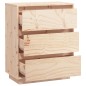 vidaXL Aparador de madera maciza de pino 60x34x75 cm vidaXL Aparador de madera maciza de pino 60x34x75 cm