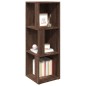 vidaXL Mueble esquina madera contrachapada marrón roble 33x33x100 cm