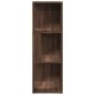 vidaXL Mueble esquina madera contrachapada marrón roble 33x33x100 cm