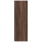 vidaXL Mueble esquina madera contrachapada marrón roble 33x33x100 cm
