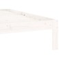 vidaXL Estructura de cama madera maciza de pino blanco 100x200 cm vidaXL Estructura de cama madera maciza de pino blanco 100x200 cm