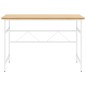 vidaXL Escritorio para ordenador MDF metal blanco roble 105x55x72 cm vidaXL Escritorio para ordenador MDF metal blanco roble 105x55x72 cm
