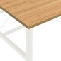 vidaXL Escritorio para ordenador MDF metal blanco roble 105x55x72 cm vidaXL Escritorio para ordenador MDF metal blanco roble 105x55x72 cm